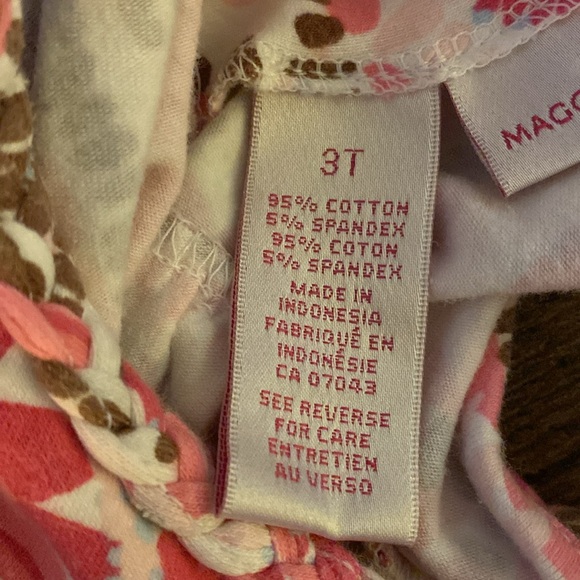 Maggie and Zoe girl’s size 3T summer dress, pink and white - Picture 8 of 8